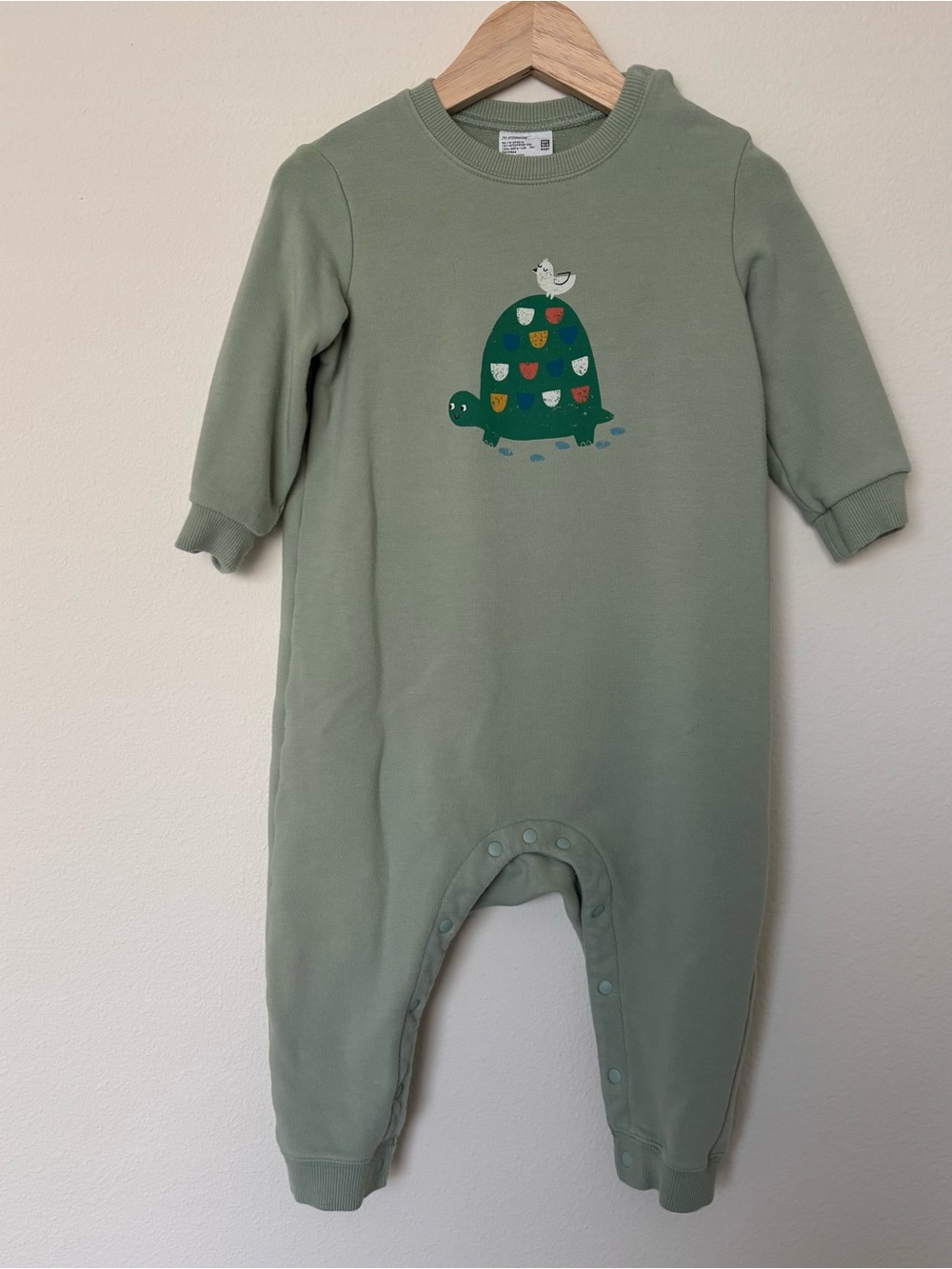 Uniqlo Kids Turtle One-Piece Romper 12-18M